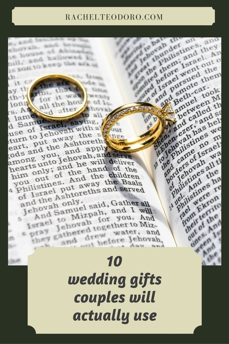 10 Wedding Gifts Couples Really Use